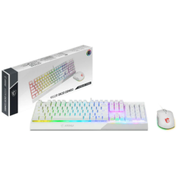 MSI Vigor GK 30 US Wired Keyboard Mouse Combo White