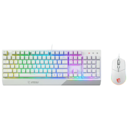 MSI Vigor GK 30 US Wired Keyboard Mouse Combo White