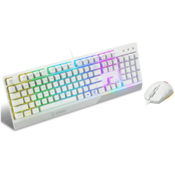 MSI Vigor GK 30 US Wired Keyboard Mouse Combo White