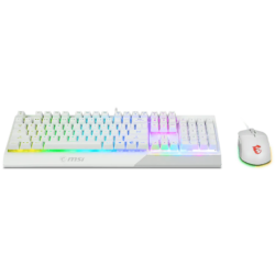 MSI Vigor GK 30 US Wired Keyboard Mouse Combo White