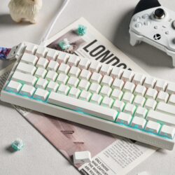 Madlions MAD60 HE 60% Hall Effect Wired RGB Gaming Keyboard – White