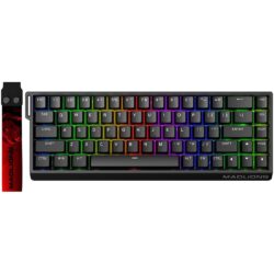 Madlions MAD68 HE 65% Hall Effect Wired RGB Gaming Keyboard – Black