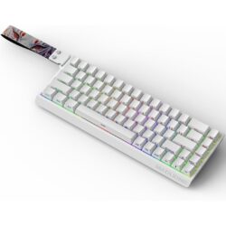 Madlions MAD68 HE 65% Hall Effect Wired RGB Gaming Keyboard – White