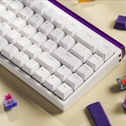 Madlions NANO 68 Hall Effect Esports Wired Gaming Keyboard – White (Amber Pro Switch)