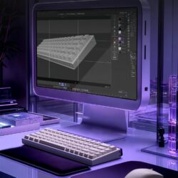 Madlions NANO 68 Hall Effect Esports Wired Gaming Keyboard – White (Silver Esports Switch)