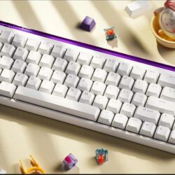 Madlions NANO 68 Hall Effect Esports Wired Gaming Keyboard – White (Silver Esports Switch)