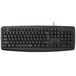 RAPOO NK2600 Wired Keyboard Black