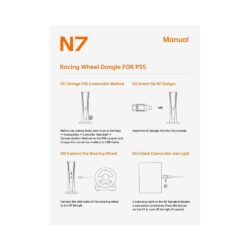 PXN N7 Racing Wheel Converter Wireless Receiver USB Bluetooth - Image 3