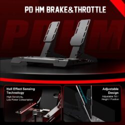 PXN V10 Ultra Direct Drive Racing Wheel With 2-Pedals - Image 8