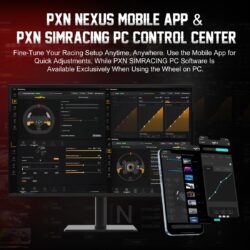 PXN V10 Ultra Direct Drive Racing Wheel With 2-Pedals - Image 10