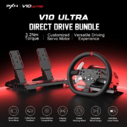 PXN V10 Ultra Direct Drive Racing Wheel With 2-Pedals - Image 6