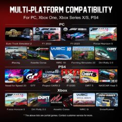 PXN V10 Ultra Direct Drive Racing Wheel With 2-Pedals - Image 13