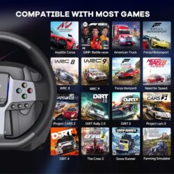 PXN V9 GEN2 Racing Steering Wheel with Pedals/Shifter - Image 11