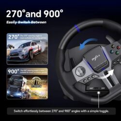 PXN V9 GEN2 Racing Steering Wheel with Pedals/Shifter - Image 6
