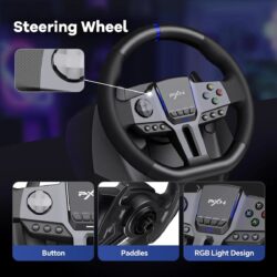 PXN V9 GEN2 Racing Steering Wheel with Pedals/Shifter - Image 3