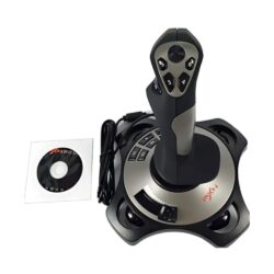 PXN 2113 PRO Black Wired 4-Axis Flight Joystick - Image 2