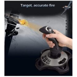 PXN 2113 PRO Black Wired 4-Axis Flight Joystick - Image 7