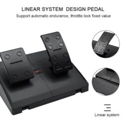 PXN V3 PRO Racing Steering Wheel with Pedals Black - Image 7