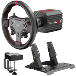 PXN VD6 Bundle BASE: VD6 + WHEEL: W AS + PEDALS:PD HM BRAKE & THROTTLE +TABLE CLAMP: Z8