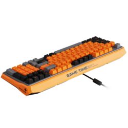 RAPOO ESK750 TM RGB Backlit Game Mechanical Keyboard Orange Grey - Image 4