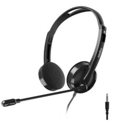 RAPOO H101 Wired Stereo headset Black - Image 4