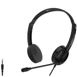 RAPOO H101 Wired Stereo headset Black - Image 2