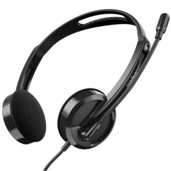 RAPOO H102 Wired Stereo headset   Black - Image 4