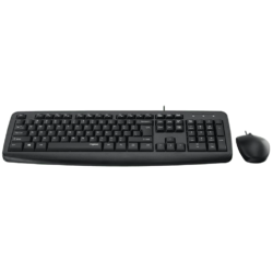 RAPOO NX1600 Wired Mouse & Keyboard Combo  Black - Image 2