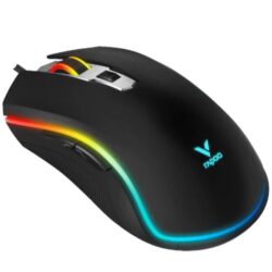 RAPOO V25S Optical Gaming Mouse Black - Image 2