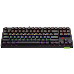 RAPOO V500 Pro  87 Backlit Mechanical Gaming Keyboard Black - Image 2