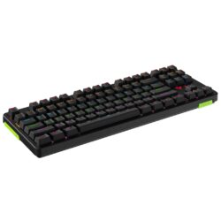 RAPOO V500 Pro  87 Backlit Mechanical Gaming Keyboard Black - Image 4