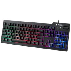 RAPOO V50S Backlit Gaming Keyboard Black - Image 3