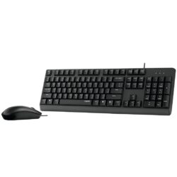 RAPOO X130 Pro Wired Mouse & Keyboard Combo Black - Image 2