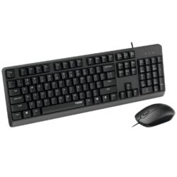 RAPOO X130 Pro Wired Mouse & Keyboard Combo Black - Image 3