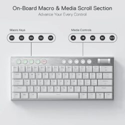 REDRAGON K632W Horus RGB Keyboard With Low profile Red Switches - Image 4