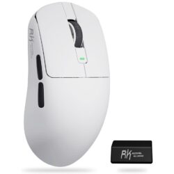 Royal Kludge M3 Tri-Mode Wireless Gaming Mouse – PixArt PAW3950, 30000 DPI, 8000Hz, 47g Ultra-Lightweight, BT / 2.4G / USB-C, Programmable (Panda)