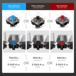 RK Royal Kludge RK920 Full Size Mechanical Keyboard - Image 10