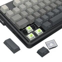 Redragon K743 Antonium PRO 3-Modes Side Printed PBT Keycaps Keyboard - Image 5