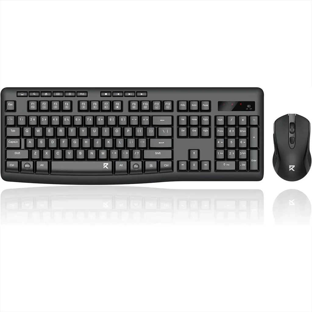 Redragon-BS-7367A-Wireless-Office-Combo-Front Redragon BS-7367A Wireless Keyboard and Mouse Office 2-in-1 Combo - Image 1