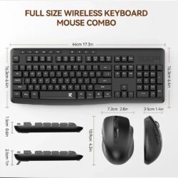 Redragon BS-7367B Wireless Keyboard and Mouse Office 2-in-1 Combo - Image 4