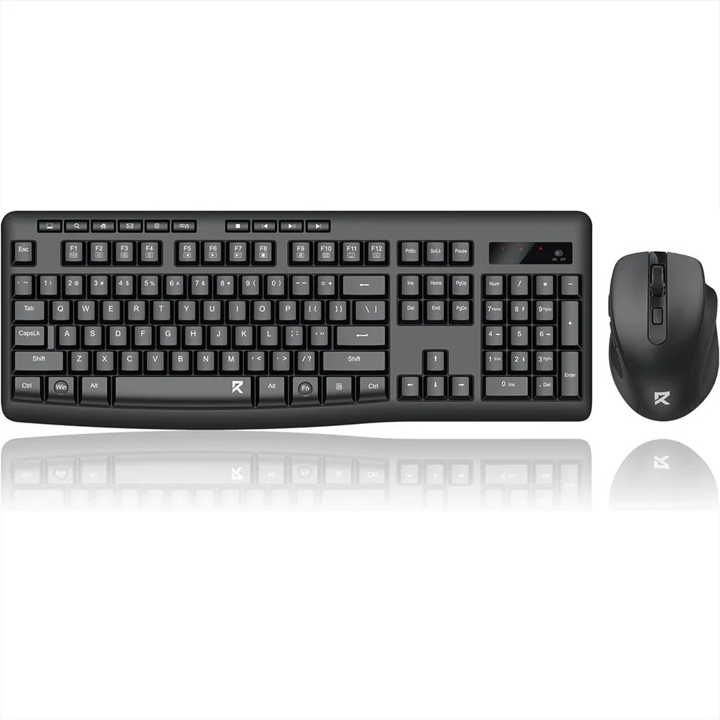 Redragon-BS-7367B-Wireless-Office-Combo-Front Redragon BS-7367B Wireless Keyboard and Mouse Office 2-in-1 Combo - Image 1