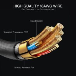 Redragon GCP06 RGB Power Extension Cable - Image 4