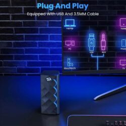Redragon GS522 Cipher RGB Immersive Sound USB Gaming Speakers - Image 7