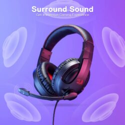 Redragon H211 Cronus RGB Noise Cancelling Gaming Headset - Image 2
