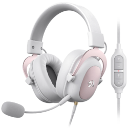 Redragon H510W ZEUS 2 Wired Gaming Headset – 7.1 Surround Sound (White)
