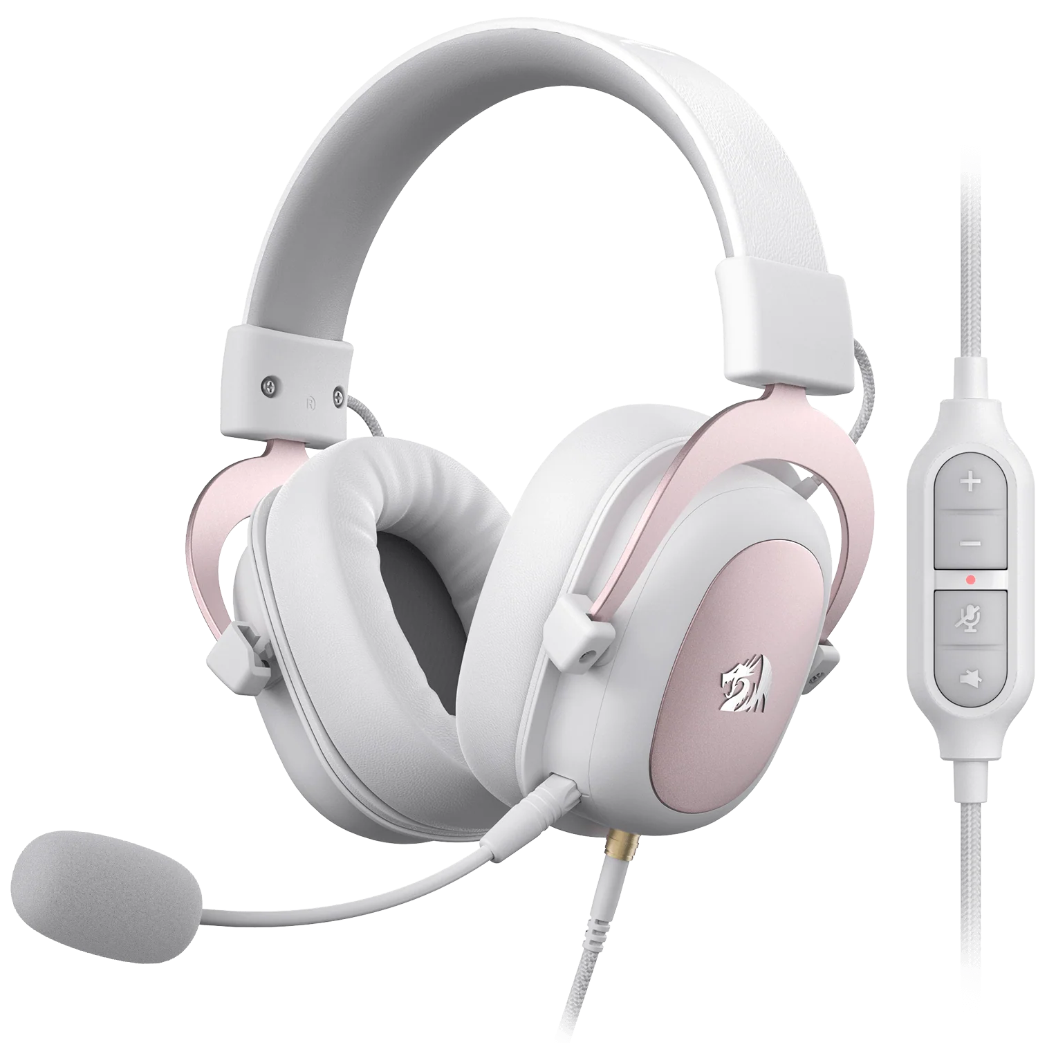 Redragon H510W ZEUS 2 Wired Gaming Headset – 7.1 Surround Sound (White) Redragon H510W ZEUS 2 Wired Gaming Headset – 7.1 Surround Sound (White)