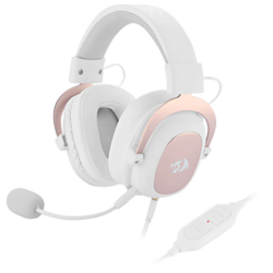 Redragon H510W ZEUS 2 Wired Gaming Headset – 7.1 Surround Sound (White)