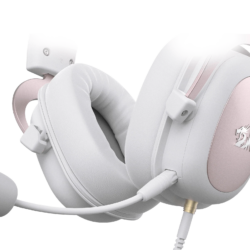 Redragon H510W ZEUS 2 Wired Gaming Headset – 7.1 Surround Sound (White)