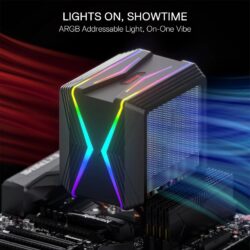 Redragon HODUR CC-2188 ARGB Dual Tower CPU Air Cooler - Image 6