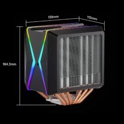 Redragon HODUR CC-2188 ARGB Dual Tower CPU Air Cooler - Image 9